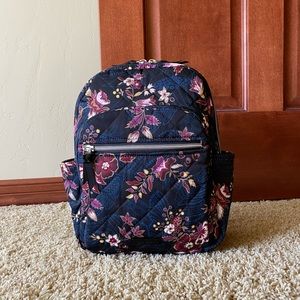 Vera Bradley Performance Twill Small Backpack-Garden Dream